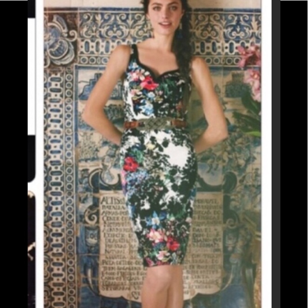 Gorgeous Floral Anthropologie dress.